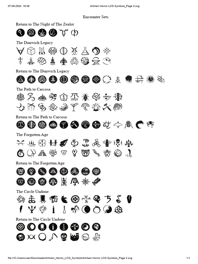 arkham horror card game symbols Horror:The Clue/Doom Tokens and dreadful red dooms peer on from the shadows as they accumulate up to your eventual death NOOB first game/first hand draw