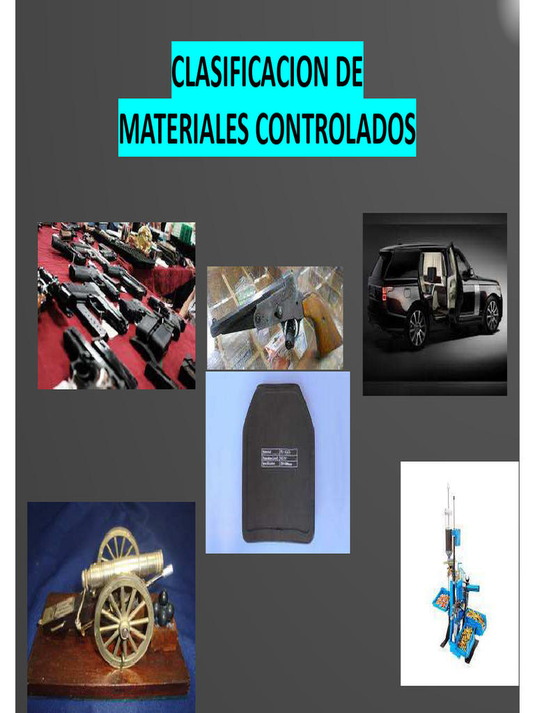 Clasificacion de Materiales Controlados It 23 Online Parte 1 | PDF ...