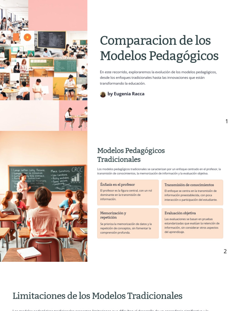 IAEvolucion de Los Modelos Pedagogicos | PDF
