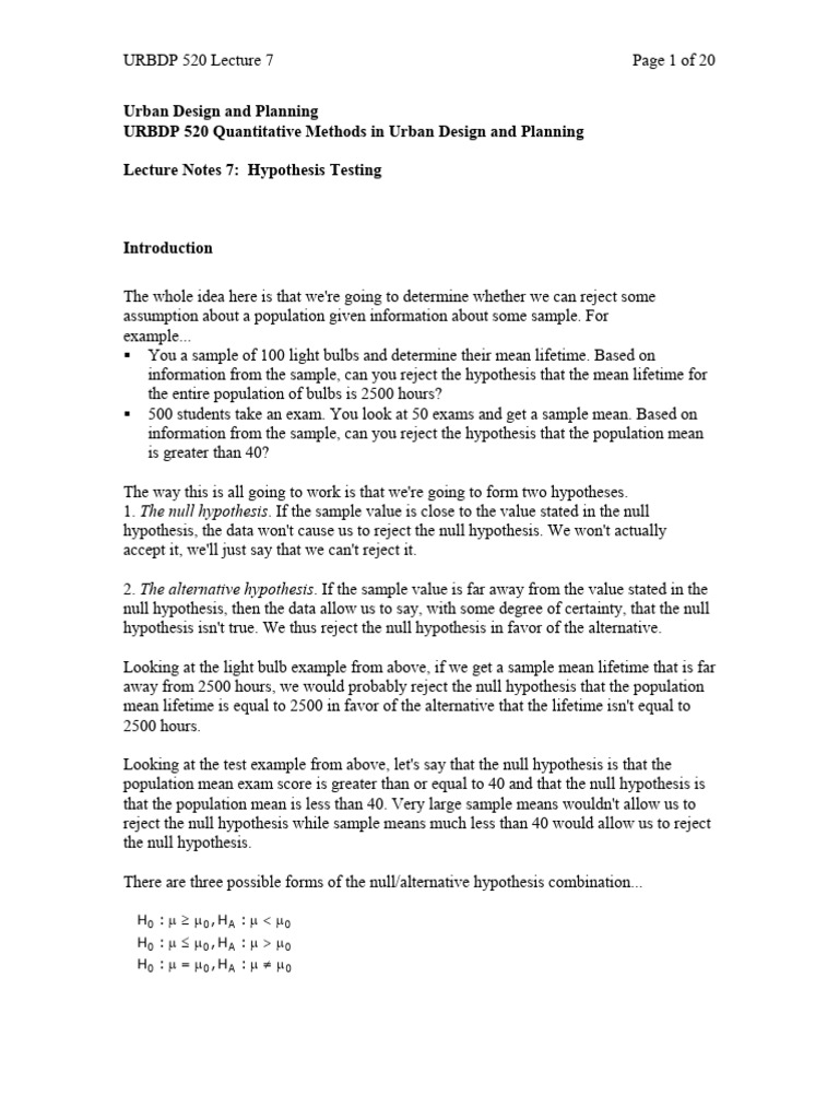 Abhyp test pdf type i and type ii errors teaching methods materials