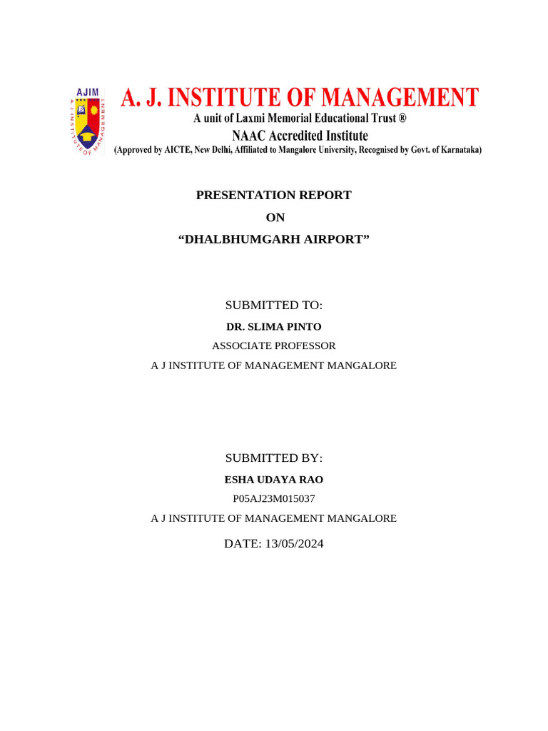 PM Report | PDF