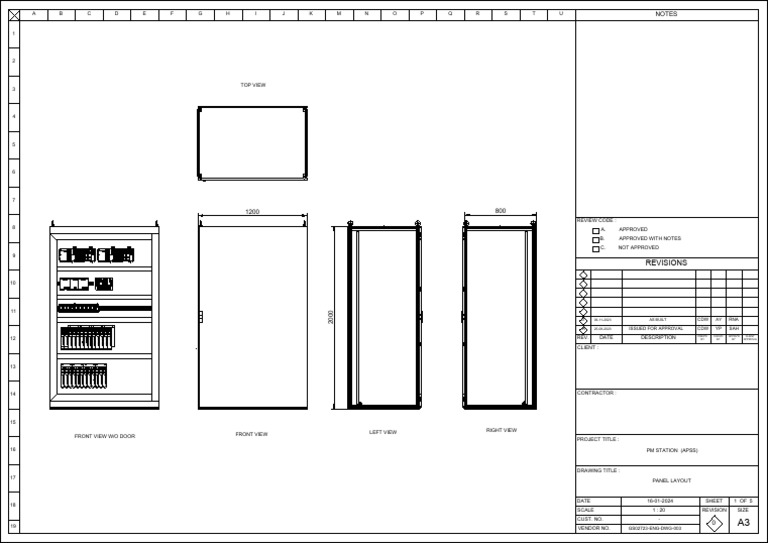 Panel Layout PM Station Rev 2 | PDF