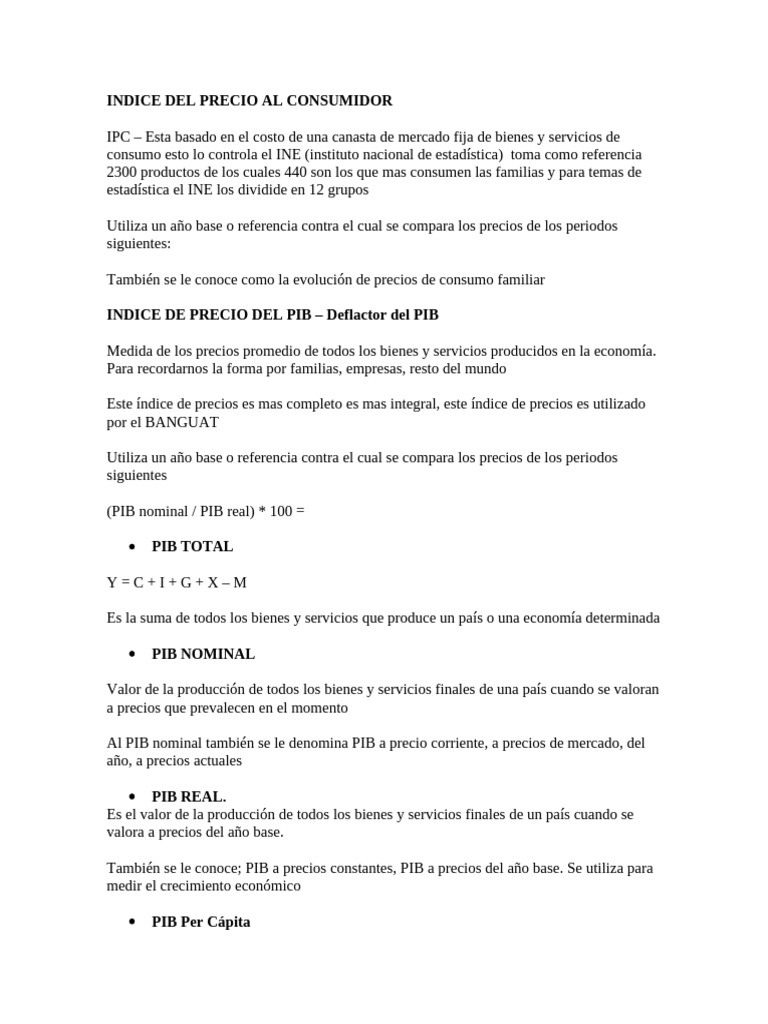 Clase de Microeconomia de Hoy Apuntes | PDF | Producto Interno Bruto ...