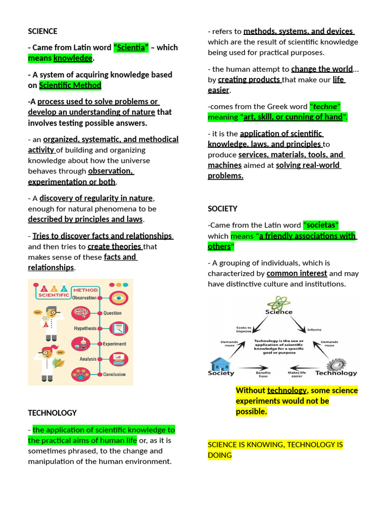 STS Reviewer | PDF | Science | Knowledge