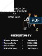 Presentation On Motivation Factor OF Bank Asia