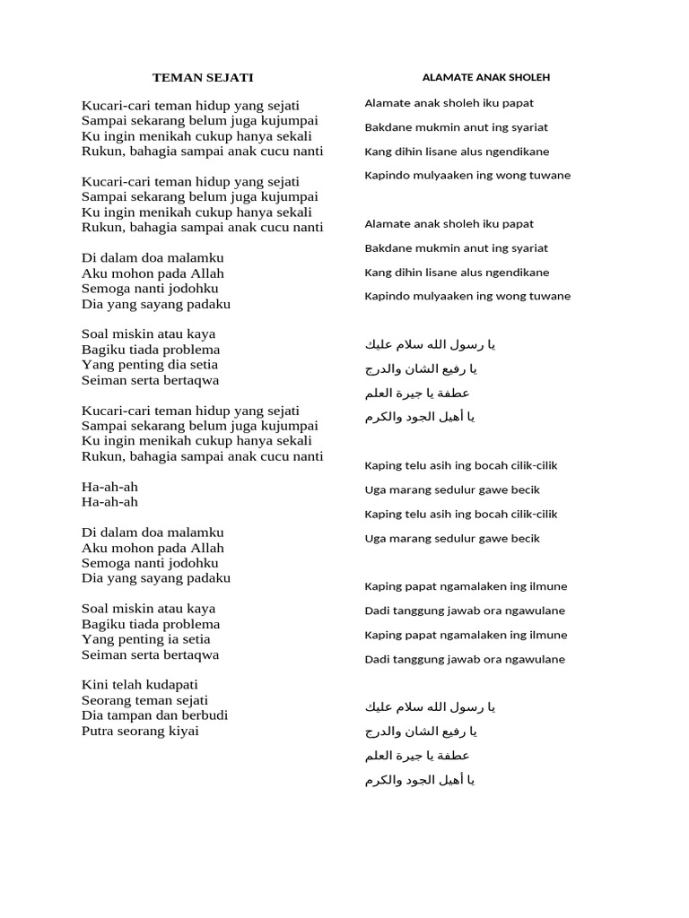 Lirik Teman Sejati yang Mengharukan dan Penuh Makna