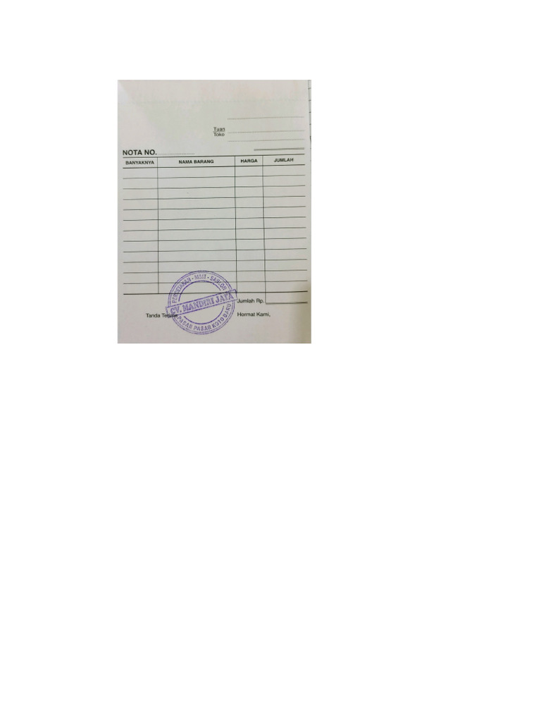 Nota Kalender | PDF