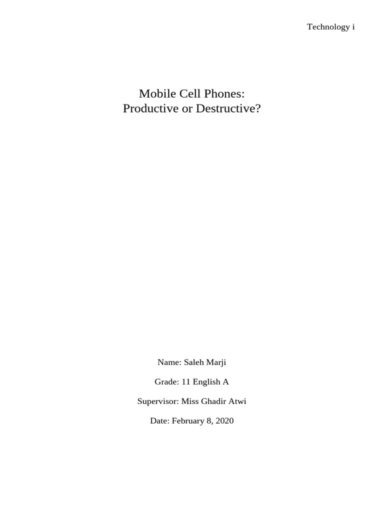 Mobile Cell Phones | PDF