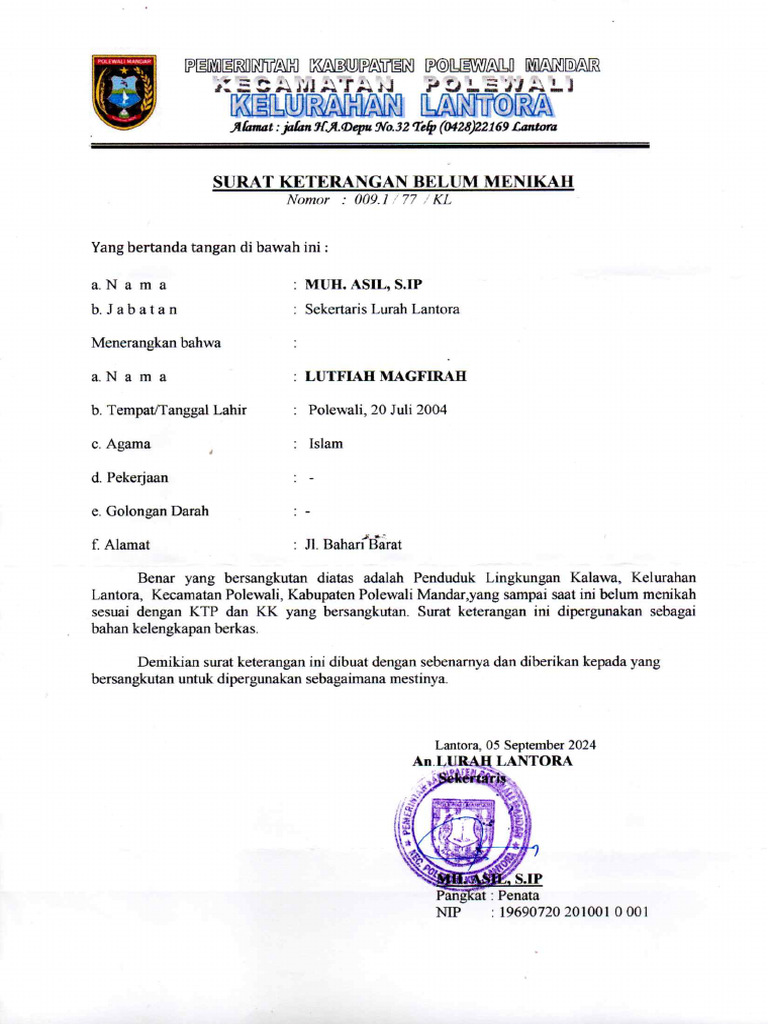 Suket Belum Menikah | PDF