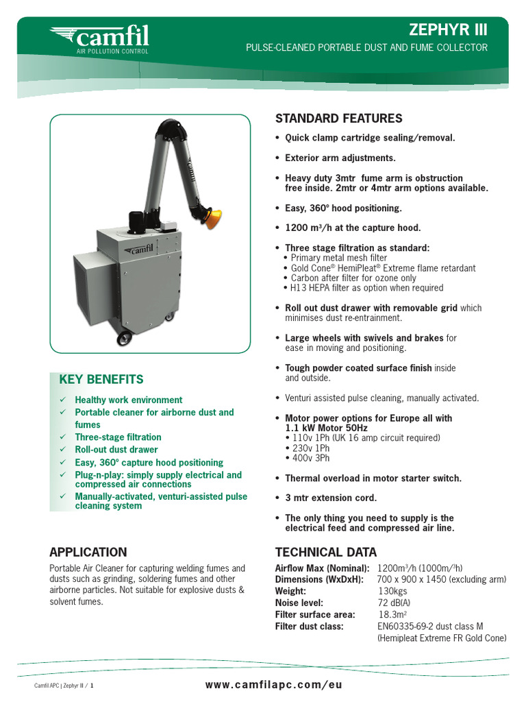 Product Sheet - Zephyr III - EN EMEA - 06 2019 | PDF