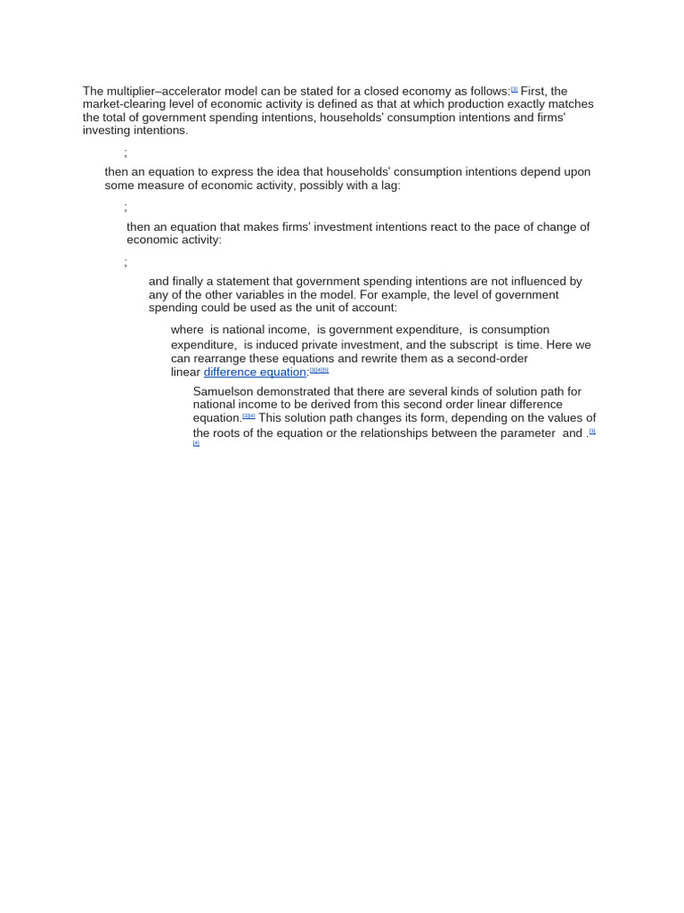 Multiplier Accelerator Interaction Pdf