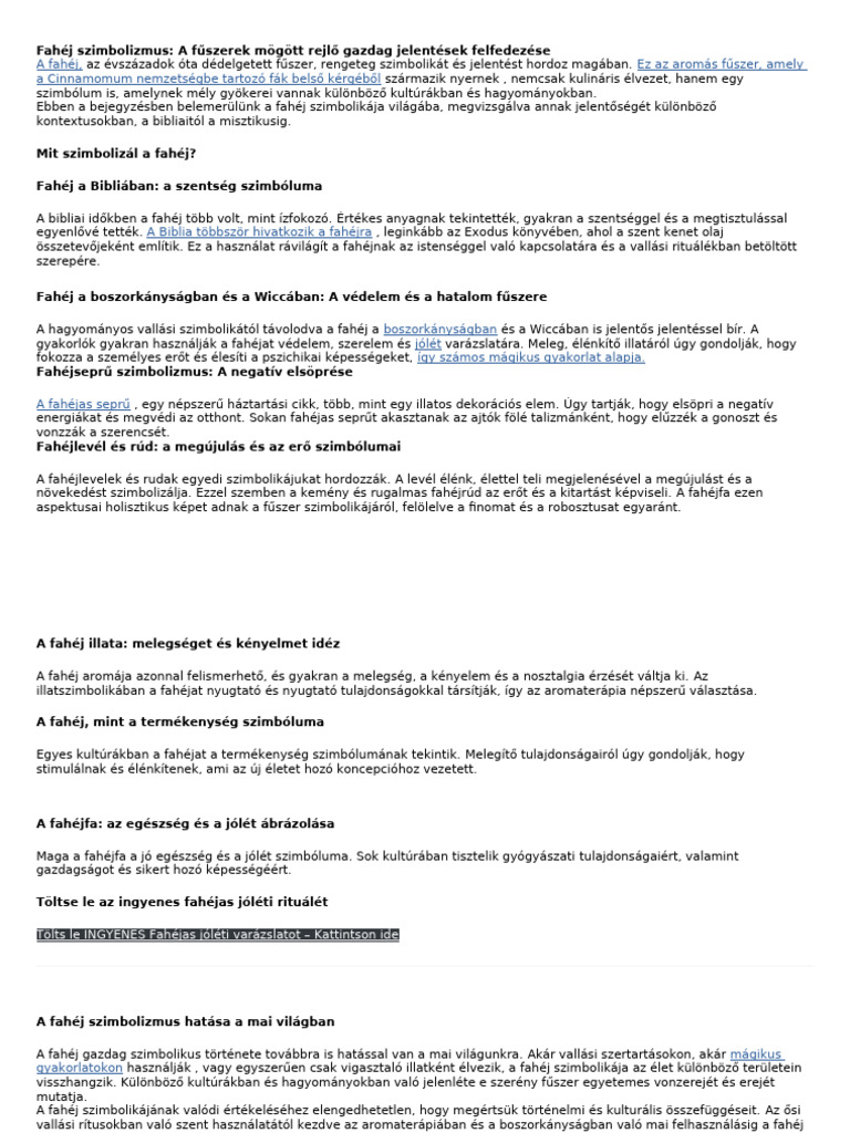 Fahéj | PDF