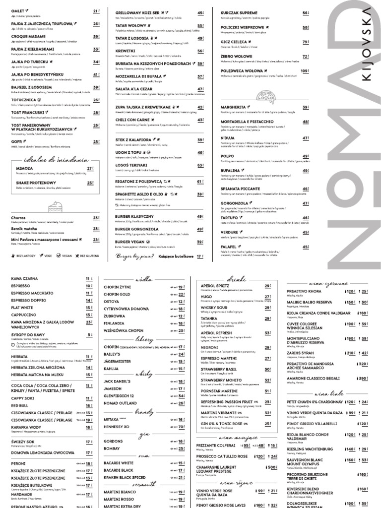 Nomad Menu 04 2024 BW | PDF