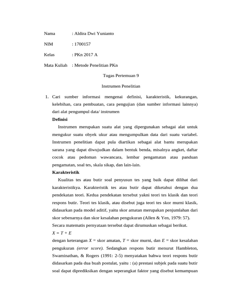Tugas Pertemuan 9 | PDF