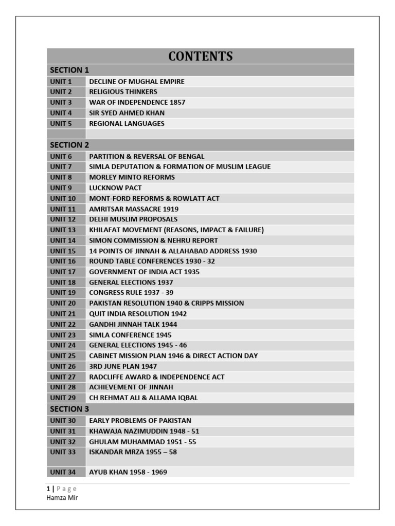 History Final Handouts | PDF
