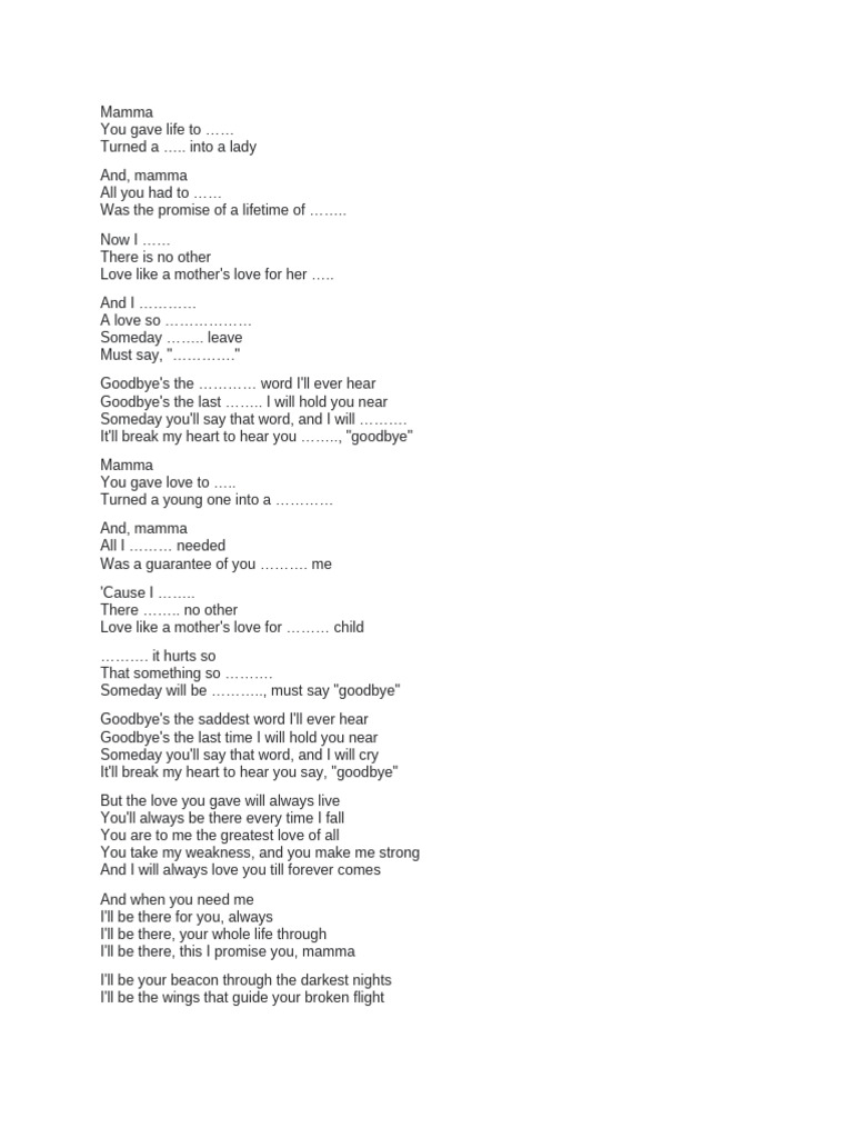 Mamma | PDF