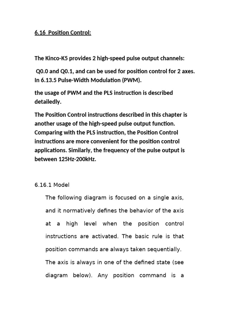 6.16 Position Control | PDF
