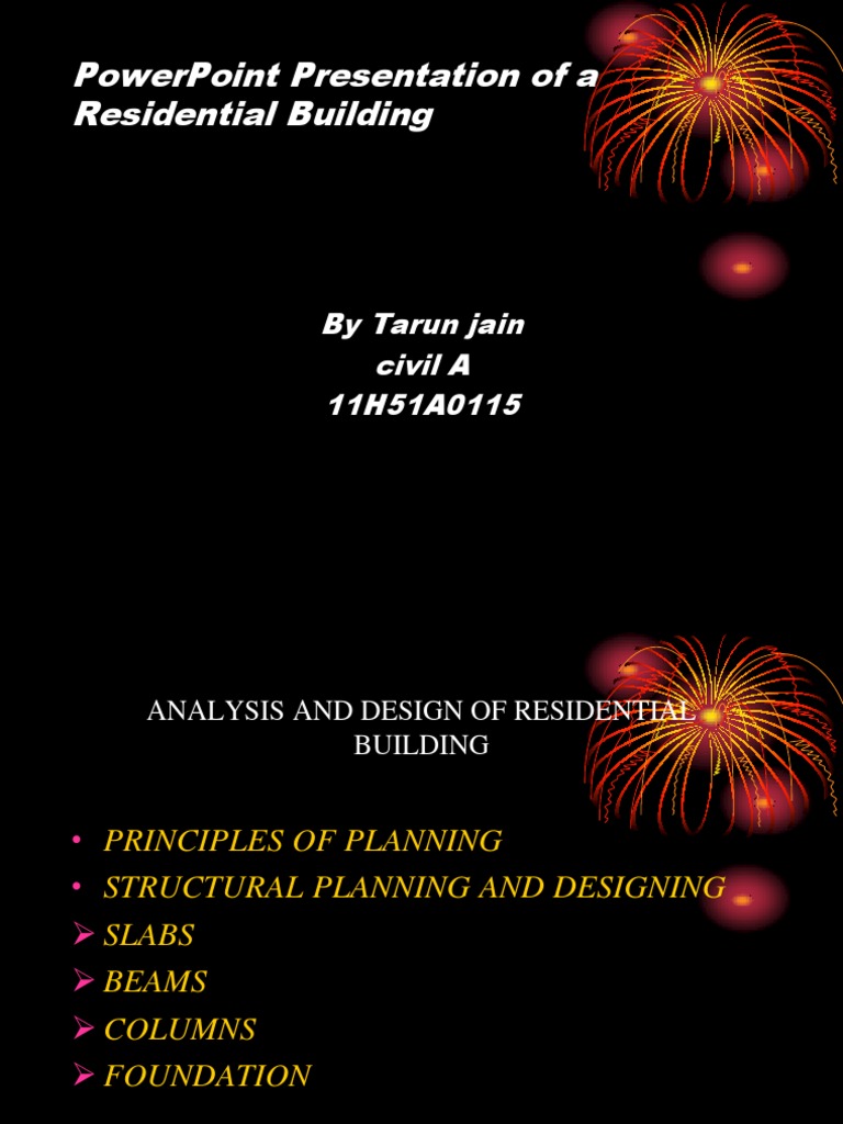 G+5 Residential Building Design Overview | PDF | Reinforced Concrete ...