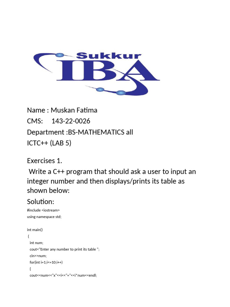 Ictc Lab5 | PDF