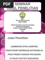 Download Gambaran Efek Samping Kemoterapi by Citra Faisel SN76696239 doc pdf