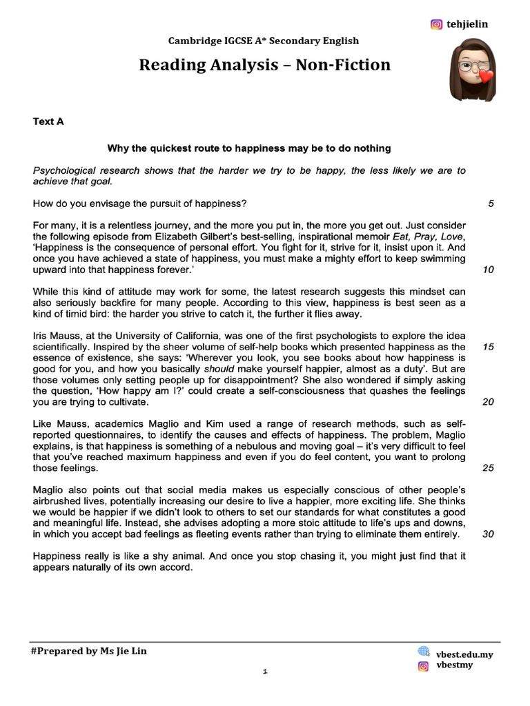 Reading analysis do nothing pdf