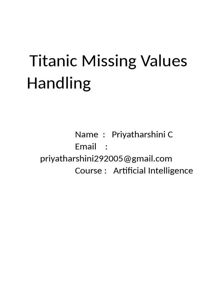 Titanic Csv 