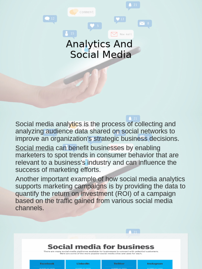 Analytics and Social Media | PDF