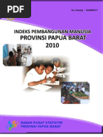 Download Indeks Pembangunan Manusia Provinsi Papua Barat 2010 by Badan Pusat Statistik Provinsi Papua Barat SN76697810 doc pdf