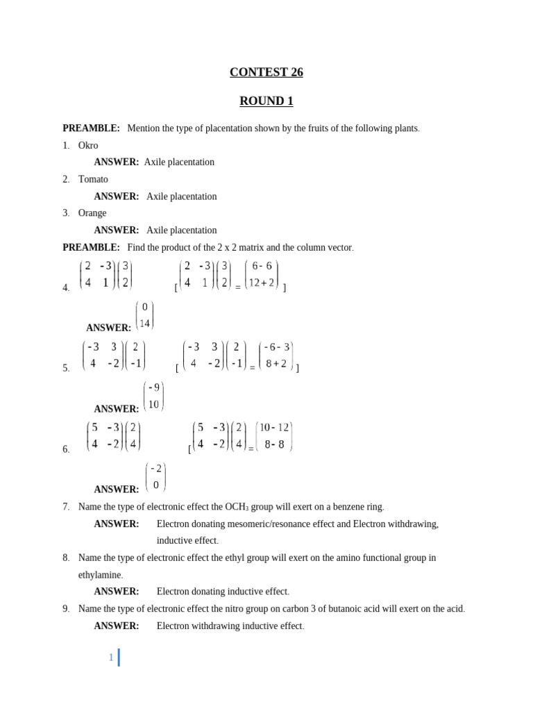Contest 26 | PDF