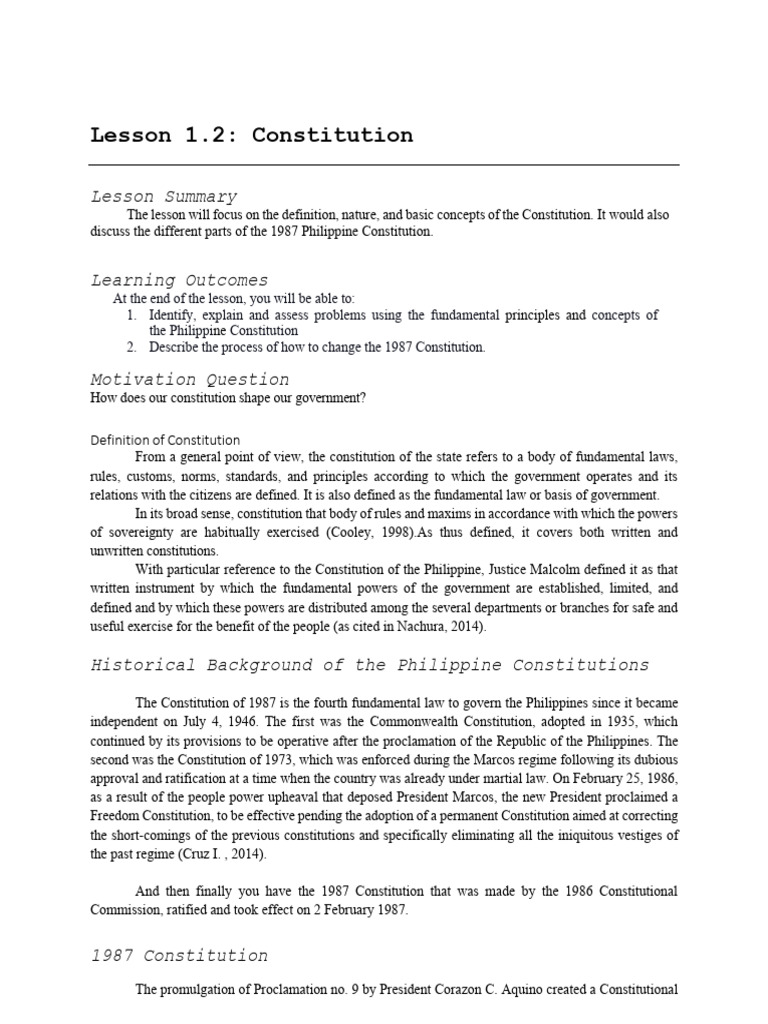 Lesson 1.2 | PDF
