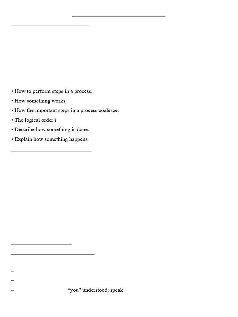 The Process Analysis Essay | PDF