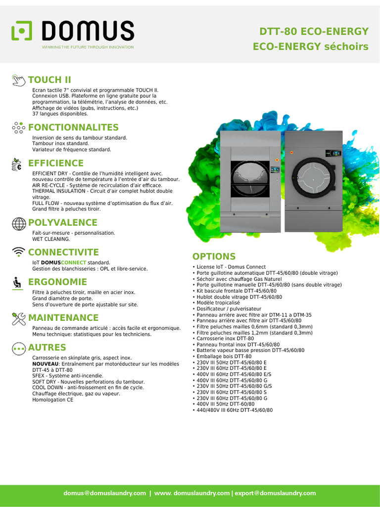 DTT 80 Eco Energy FR | PDF