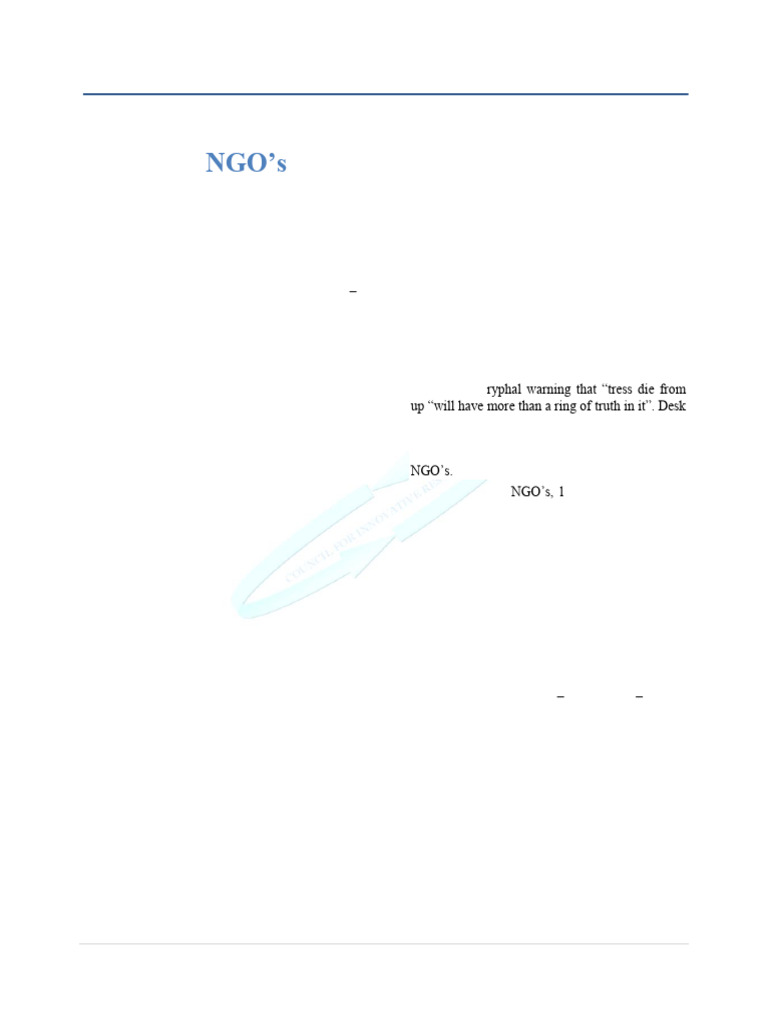 NGO Leadership Development Study | PDF | Non Governmental Organization ...