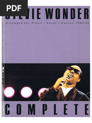Stevie Wonder Complete 1980-85 | PDF