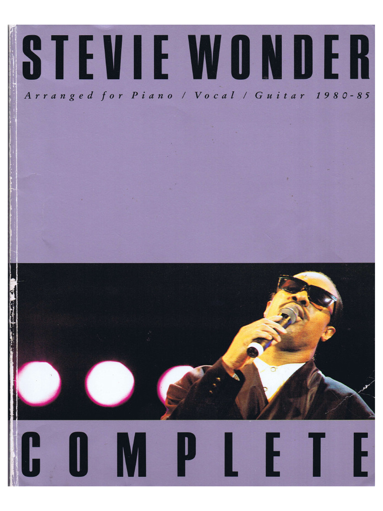 Stevie Wonder Complete 1980-85 | PDF