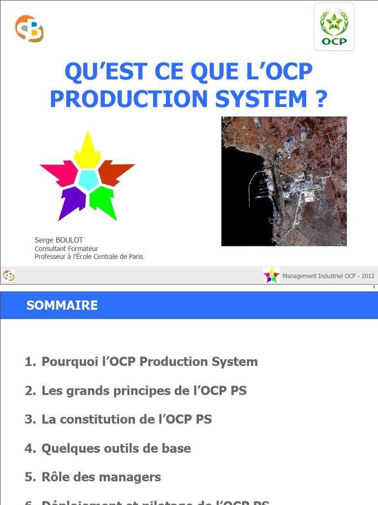 Qu'est Ce Que l'OCP PS | PDF