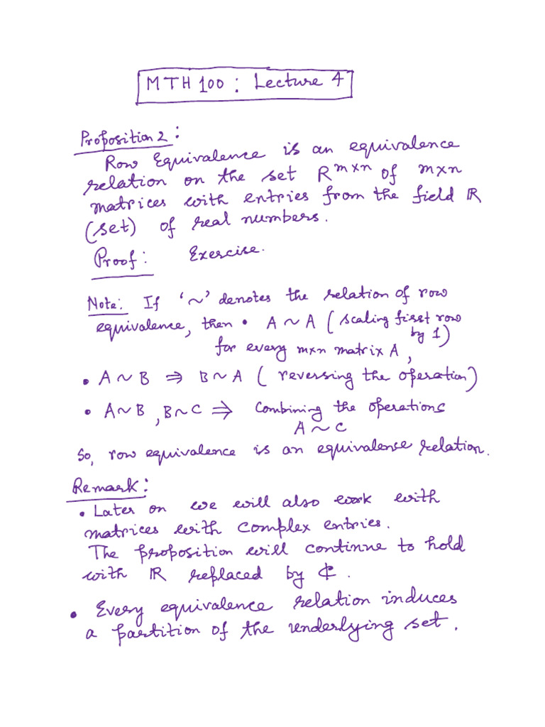 Lecture 4 | PDF