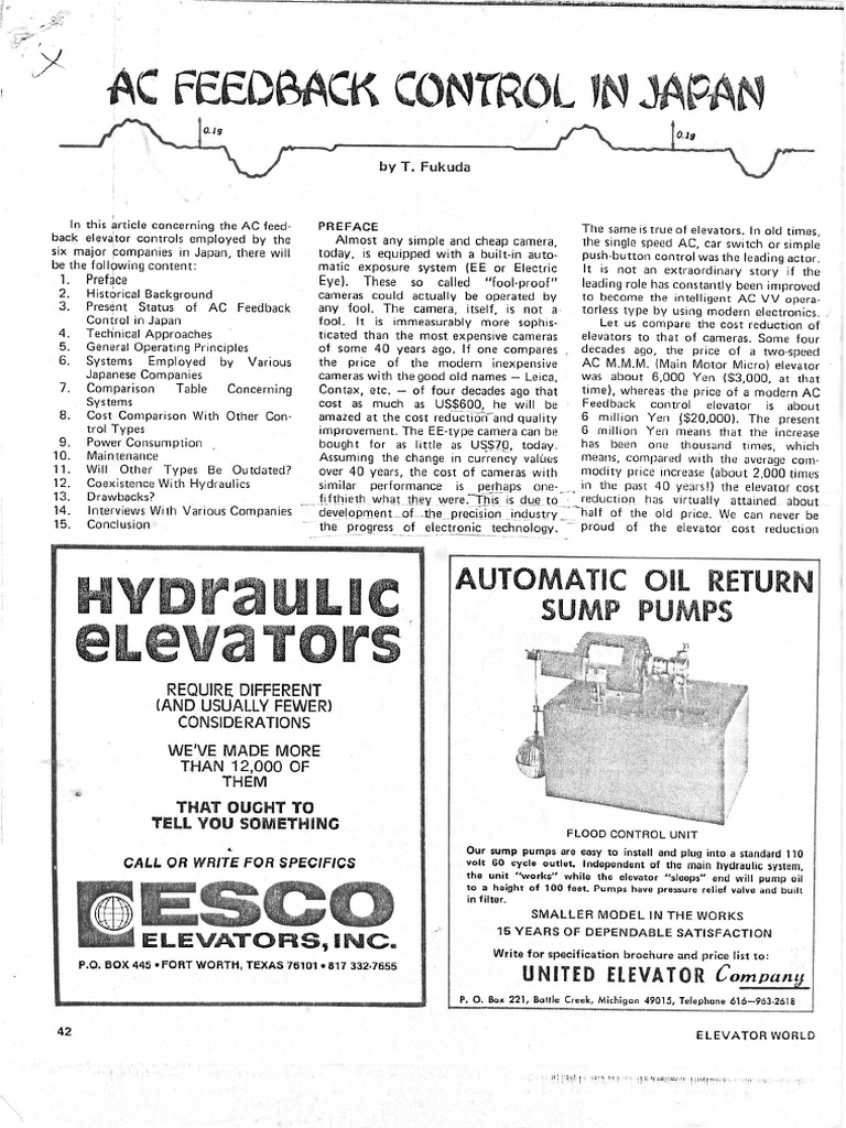 Artigos ACVV Elevator World | PDF