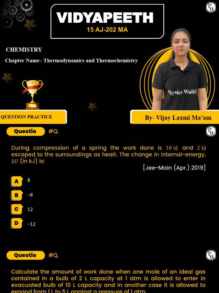 Practice Questions Thermodynamics Pdf