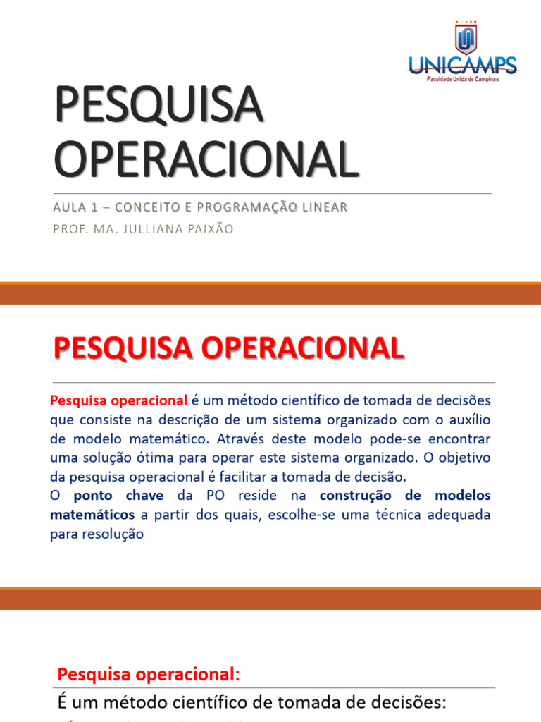 Aula 1 - PO 1 | PDF