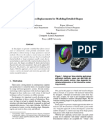 Eric Landreneau, Ergun Akleman and John Keyser- Interactive Face-Replacements for Modeling Detailed Shapes