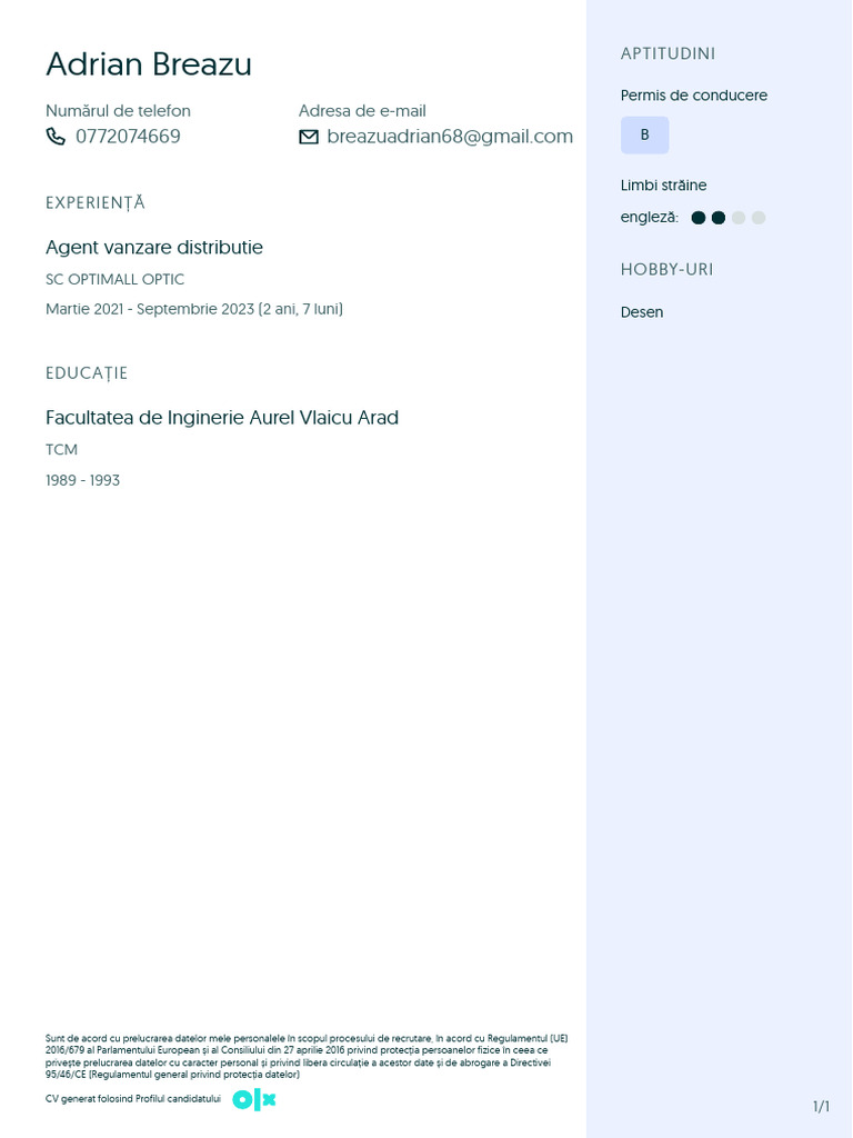 Ikbrrq6tck8u adrian breazu cv pdf
