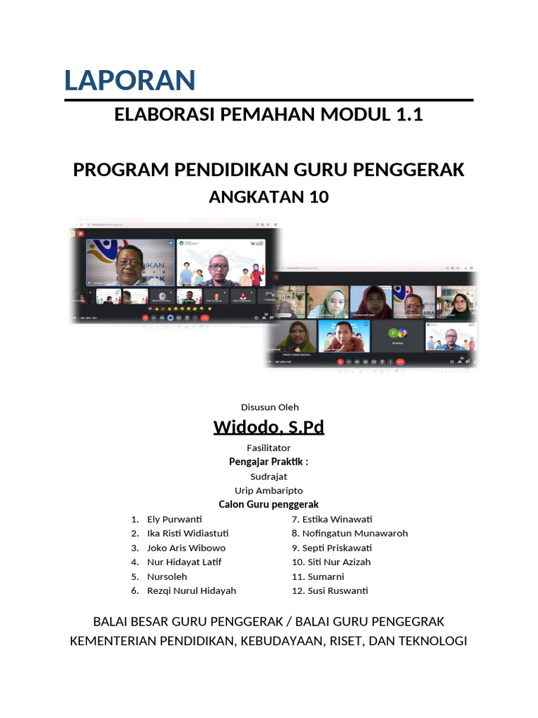 Laporan EP Modul 1.1 | PDF