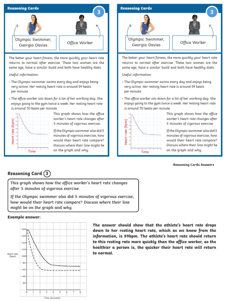 Reasoning Card 3 - Investigating Heart Rate | PDF