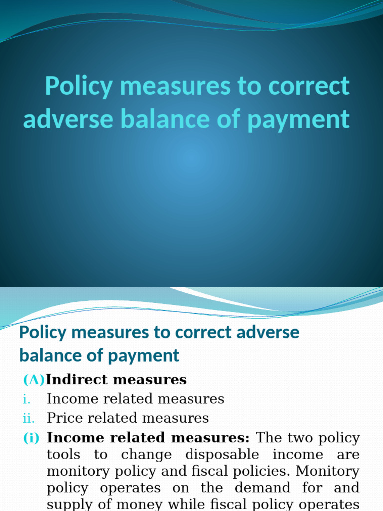 Adverse Balance Of Payment Meaning In Hindi