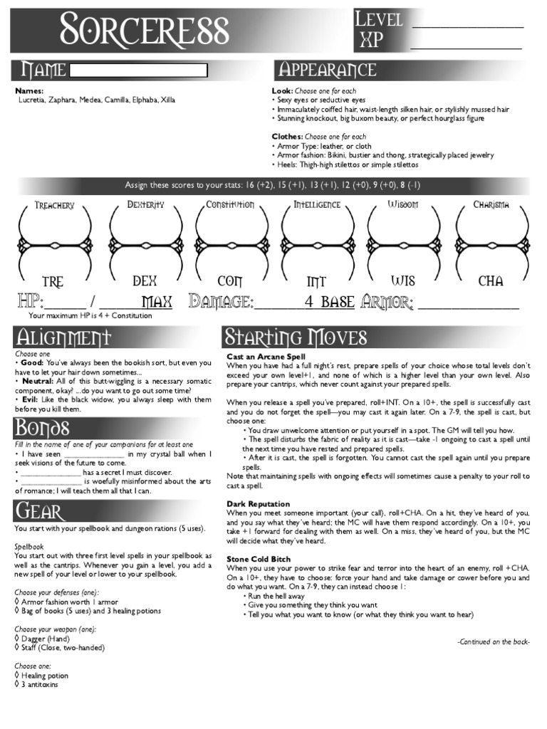 Sorceress Pdf