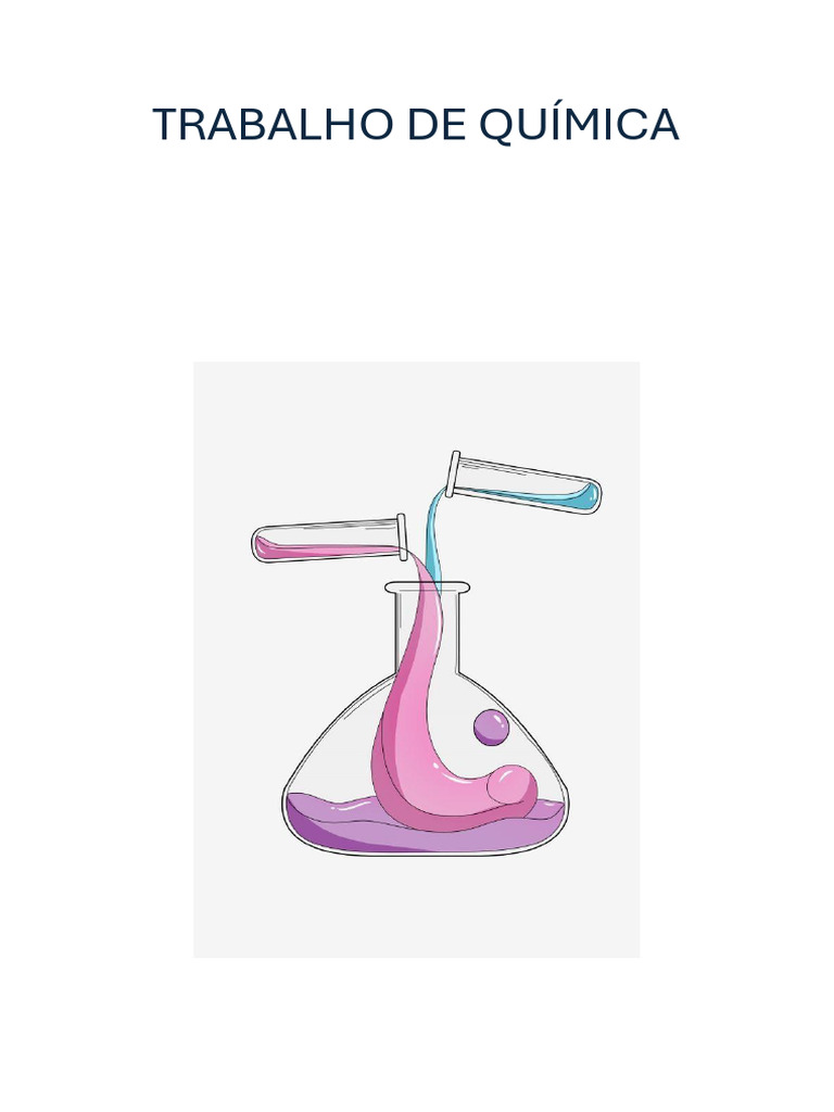 Trabalho de Química | PDF