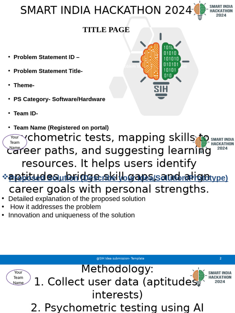 Optimized SIH2024 Presentation | PDF