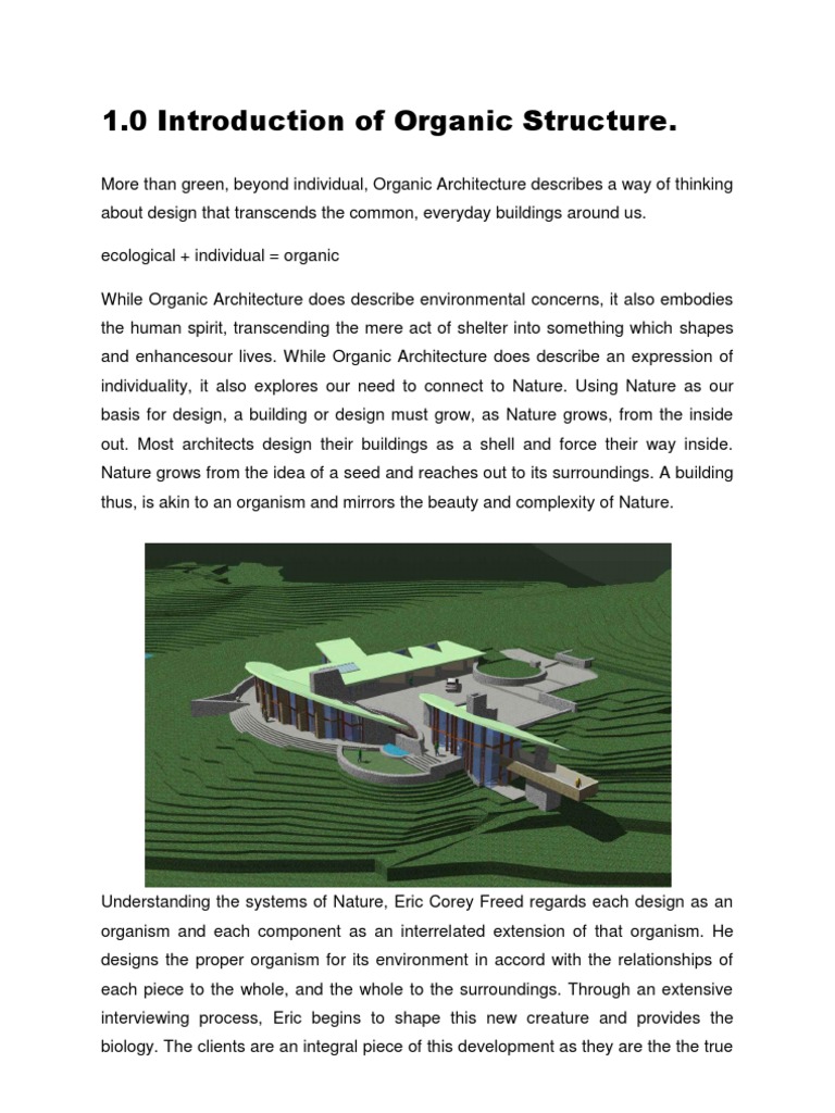 Principles of Organic Architecture | PDF | Sydney | Architectural Design