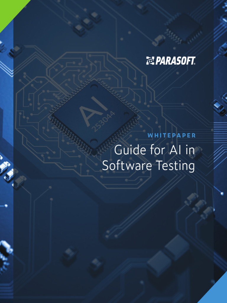 Whitepaper Guide For AI in Software Testing | PDF
